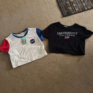 Bundle of two crop tops